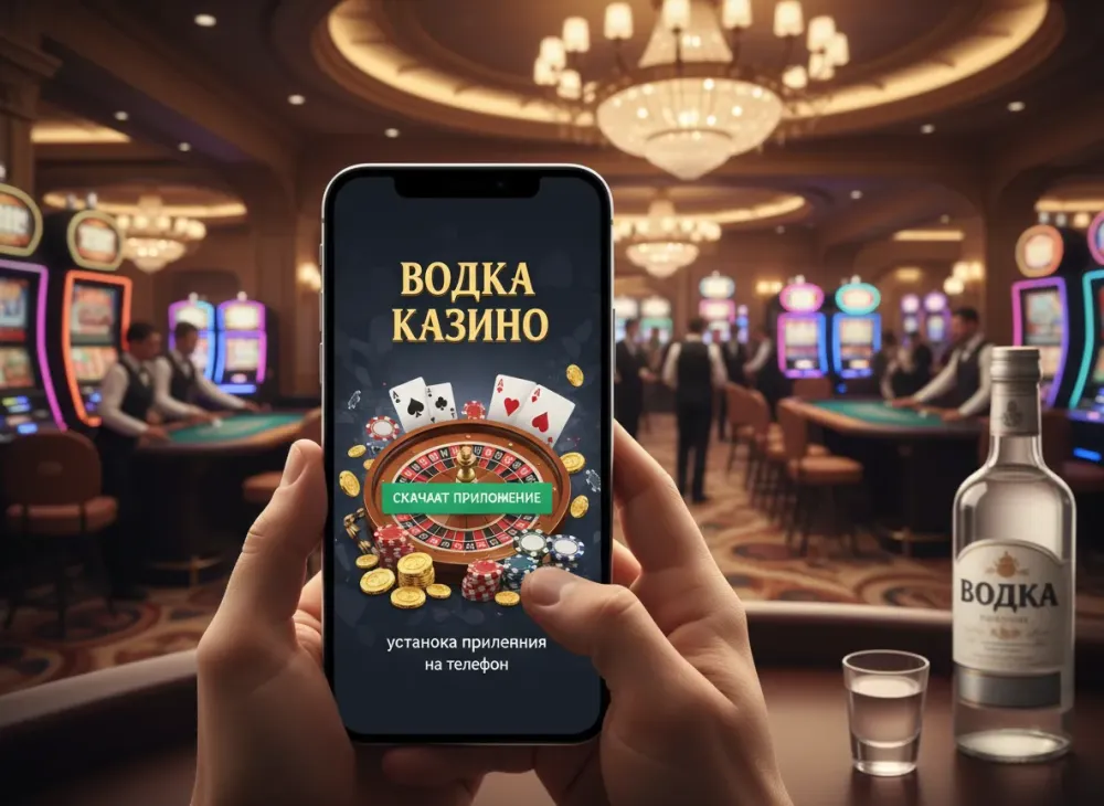Vodka casino download - установка приложения на телефон